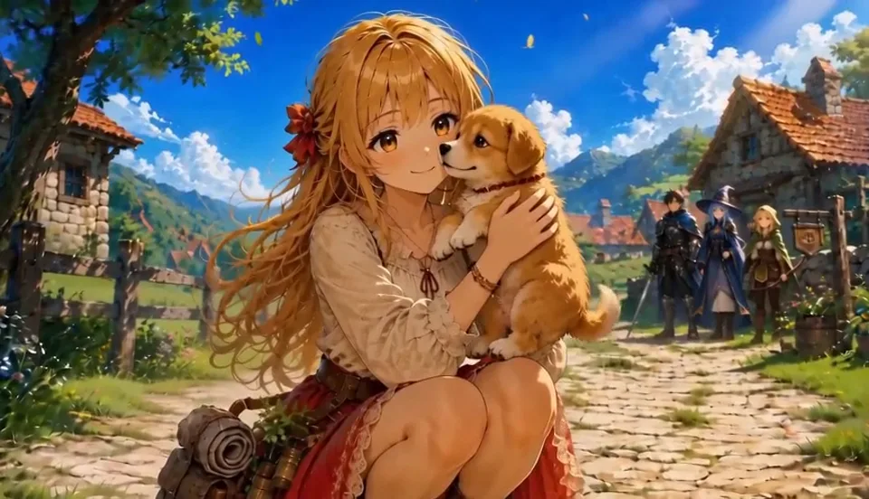 リゼと子犬 イメージムービー